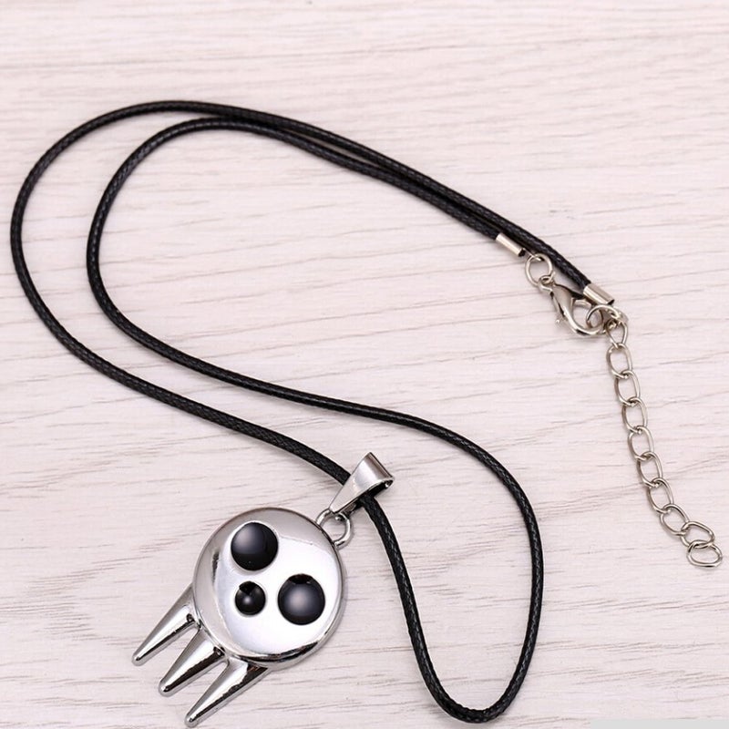 MANZHEN Ghost Specter Pendant Soul Eater Necklace Hallowmas Customizable (Silver) - Image 3